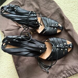 New with dustbag Gucci corset shoes 37.5 Tom Ford era
